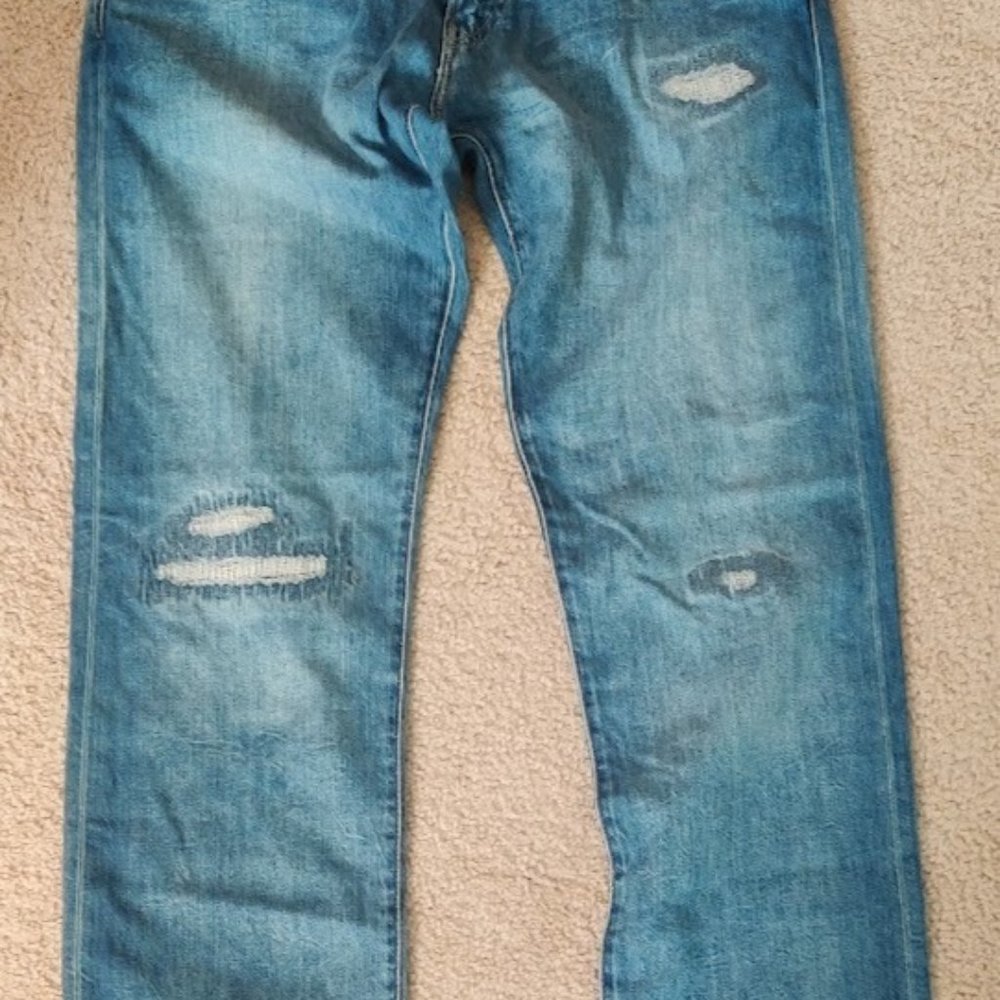 Ralph Lauren Polo  Men's Hampton Jeans 32x32 Distressed